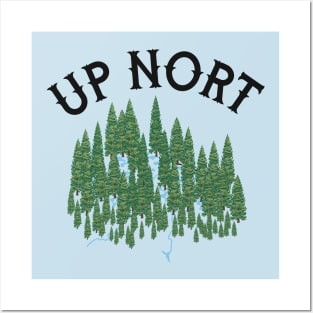 Up Nort ))(( Midwest Speak Cottage Lake Life Posters and Art